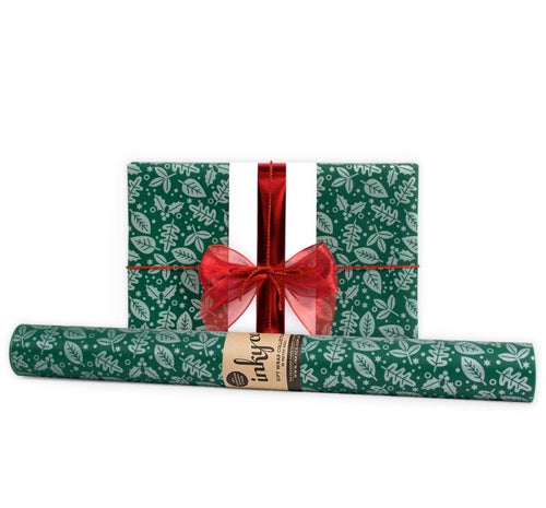 Wrapping Paper Yule Forest Green 5 metres