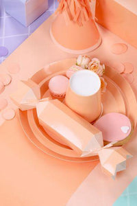 Pastel Peach Cups