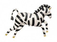 Load image into Gallery viewer, Zany Zebra Foil Balloon