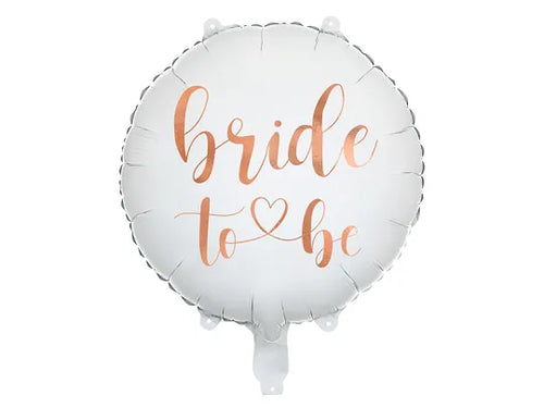 Bride To Be Foil Balloon White