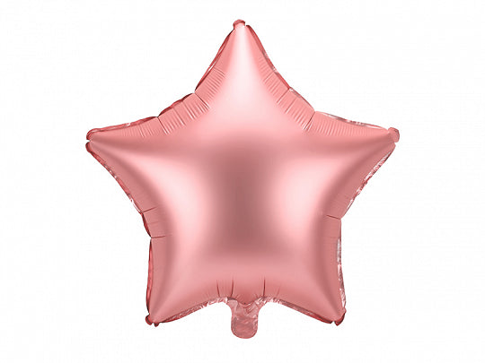 Foil Star Balloon 43cm Rose Gold