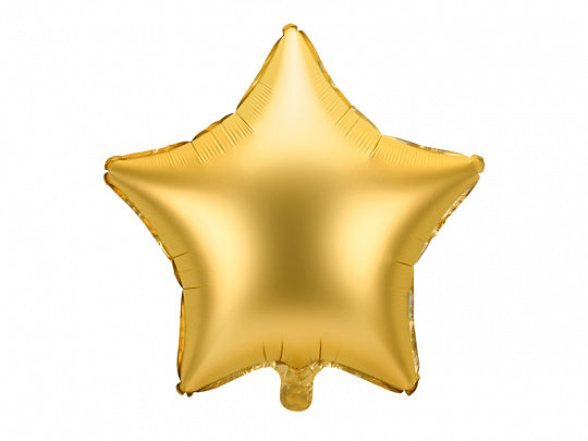 Foil Star Balloon 43cm Gold