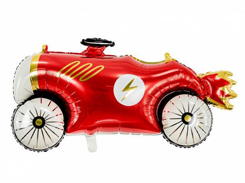 Red Vintage Racer Foil Balloon