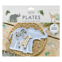 Load image into Gallery viewer, Elephant Plates (Pack 8)