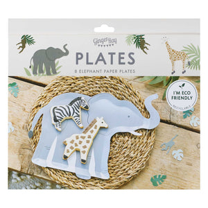 Elephant Plates (Pack 8)